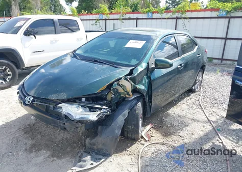 2014 Toyota Corolla Le Eco Plus из США, поврежденный, VIN 5YFBPRHE4EP081171